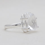 Crystal Silver Rings