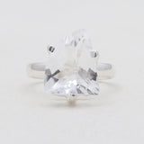 Crystal Silver Rings