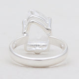 Crystal Silver Rings