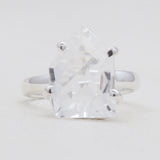 Crystal Silver Rings
