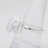 Crystal Silver Rings