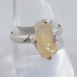 925 Sterling Silver Ethiopian Opal Ring