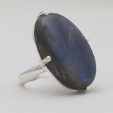 925 Sterling Silver Labradorite Rings