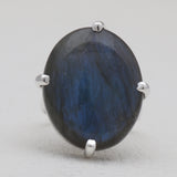 925 Sterling Silver Labradorite Rings