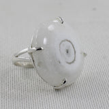 925 Sterling Silver Solar Quartz Ring