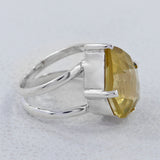 925 Sterling Silver Smoky Quartz Ring