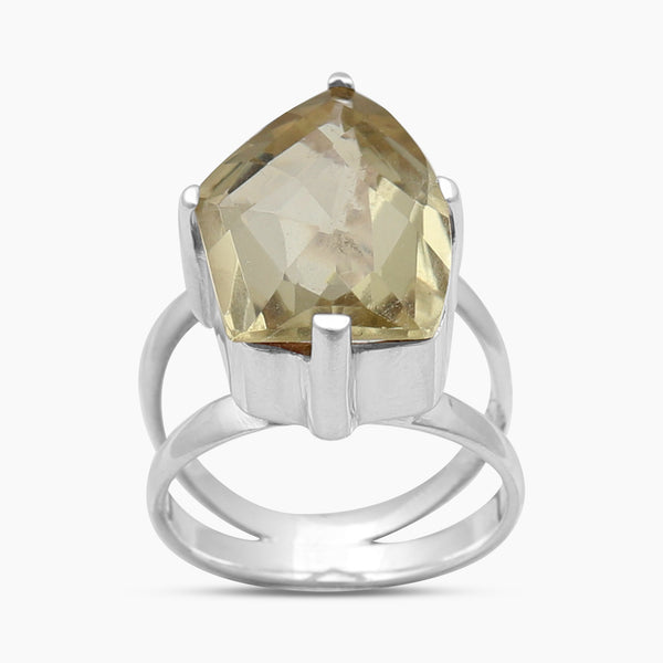 Green Gold Silver Rings