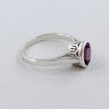 Natural Ruby Silver Rings