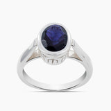 Natural Ruby Silver Rings