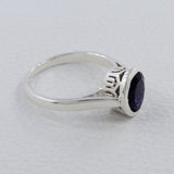 Natural Ruby Silver Rings