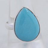 925 Sterling Silver Larimar Ring