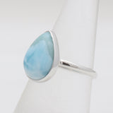 925 Sterling Silver Larimar Rings