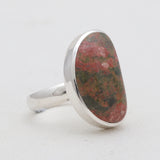 Unakite Silver Rings