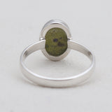 Tasmanian Serpentine Silver Rings
