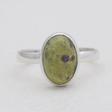 Tasmanian Serpentine Silver Rings