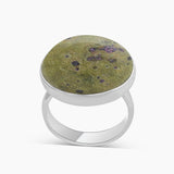 Tasmanian Serpentine Silver Rings