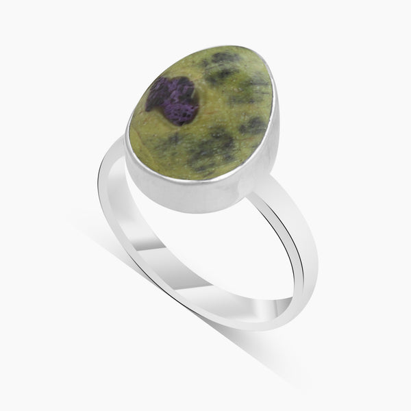 Tasmanian Serpentine Silver Rings