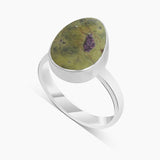 Tasmanian Serpentine Silver Rings