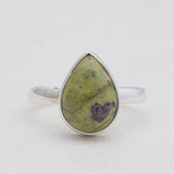 Tasmanian Serpentine Silver Rings