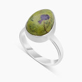 Tasmanian Serpentine Silver Rings