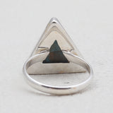 Blue Copper Turquoise Silver Rings