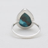 925 Silver Blue Copper Turquoise Rings