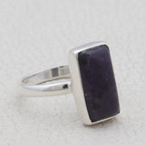 Sugilite Silver Rings