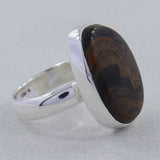 925 Sterling Silver Stromatolite Ring