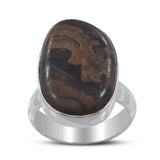 925 Sterling Silver Stromatolite Ring