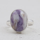 Morado Opal Silver Rings