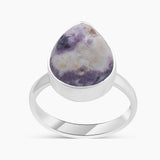 Morado Opal Silver Rings