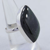 Green Sun Sitara Silver Ring