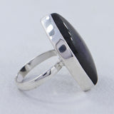 Green Sun Sitara Silver Ring