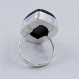 Green Sun Sitara Silver Ring