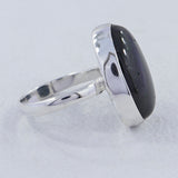 Green Sun Sitara Silver Ring