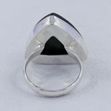 Green Sun Sitara Silver Ring