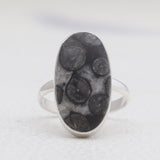 925 Sterling Silver Black Coral Rings