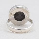 925 Sterling Silver Black Coral Rings