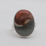 Polychrome Jasper Silver Rings
