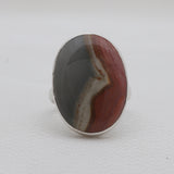 Polychrome Jasper Silver Rings