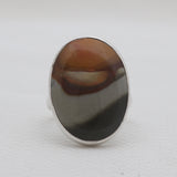 Polychrome Jasper Silver Rings