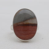 Polychrome Jasper Silver Rings