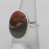 Polychrome Jasper Silver Rings