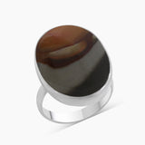 Polychrome Jasper Silver Rings