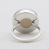 Russian Dendritic Opal Silver Rings