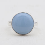925 Sterling Silver Blue Opal Rings