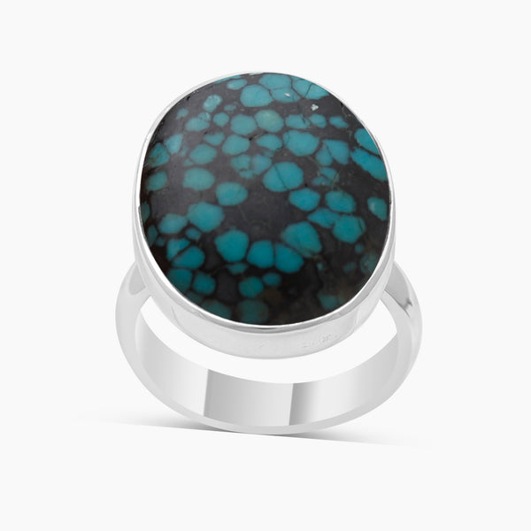 Tibetan Turquoise Silver Rings