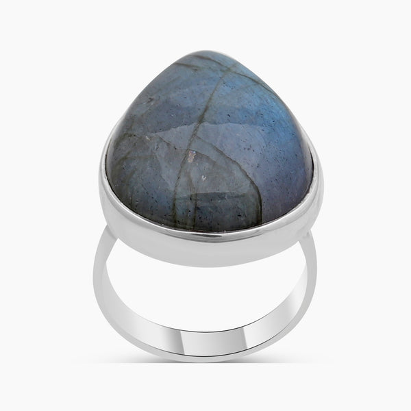925 Sterling Silver Labradorite Rings