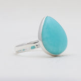 925 Sterling Silver Amazonite Rings