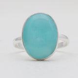 925 Sterling Silver Amazonite Rings